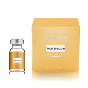 <b>Royal Stimulate, Dives Med</b><br>Dystrybutor: Dives Med Poland Sp. z o.o. <br><br> Wolumetryczny stymulator oparty na kwasie L-polimlekowym dedykowanym do liftingu skóry i korygowania różnego rodzaju zagłębień. Nie tylko odtwarza i kompensuje zaniki tkanki tłuszczowej i kości, ale też poprawia kondycję skóry, zwiększając jej grubość i napięcie. Jego dwukierunkowe działanie polega na odmłodzeniu skóry oraz przywróceniu objętości tkanek wraz z młodzieńczą geometrią twarzy.
