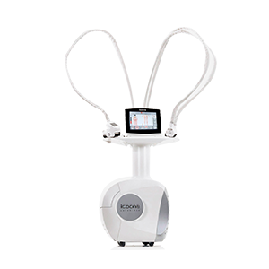 <b>ICOONE H LASER 2- ICOONE LASER MED, ICOONE</b><br>Dystrybutor: Mrotex Sp z o.o. <br><br> Pozwala na precyzyjną pracę na tkance łącznej, może być stosowany do likwidacji cellulitu, zlokalizowanego tłuszczu, luźnej skóry, obrzęków limfatycznych, blizn, zaparć, sztywności mięśni, zapalenia ścięgien oraz objawów starzenia się skóry. Technologia: Łączy niezależne zmotoryzowane głowice w technologii Roboderm® wraz z energią światła LED i lasera.
