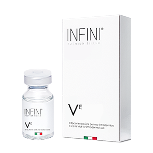 <b>Infini VE, Infini</b><br>Dystrybutor: Infini Polska Sp. z o.o. <br><br> Formuła poprawia nawilżenie skóry, opóźnienia procesy starzenia oraz eliminuje zasinienia i cienie pod oczami, zapobiegając utracie elastyczności skóry na powiekach.  Składniki aktywne: • Fragmentaryczny kwas hialuronowy: 20–38 monomerów. • Kompleks aminokwasów: izoleucyna, leucyna, lizyna, prolina, walina, glicyna, seryna, alanina, cysteina.