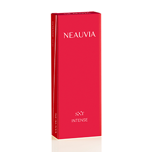 <b>Neauvia Intense, Neauvia</b><br>Dystrybutor: ITP. S.A. <br><br> Po wstrzyknięciu podskórnym i/lub nad okostną dodaje tymczasowo objętości ubytkom tkanek miękkich twarzy. Skład: Usieciowany hydrożel z kwasem hialuronowym wzbogacony o glicynę, L-prolinę w roztwór buforu fosforanowego.