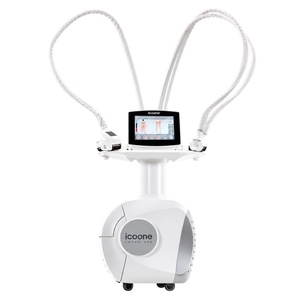 <b> Icoone h Laser 2- icoone Laser Med </b><br> Dystrybutor:  Mrotex sp z o.o.    <br><br> Najnowszy Icoone® Laser Med 2 jest opatentowaną technologią, która łączy niezależne zmotoryzowane głowice  w technologii Roboderm® wraz z energią światła LED i lasera. To połączenie opatentowanych i certyfikowanych przez FDA technik oferuje delikatną a zarazem efektywną stymulację, która jest jeszcze bardziej skuteczna. Pozwala na precyzyjną pracę na tkance łącznej, może być stosowany do likwidacji cellulitu, zlokalizowanego tłuszczu, luźnej skóry, obrzęków limfatycznych, blizn, zaparć, sztywności mięśni, zapalenia ścięgien oraz objawów starzenia się skóry. Opatentowana technologia multi mikrostymulacji Roboderm® daje możliwość wykonywania masażu na całym ciele, twarzy i biuście,  a możliwość pracy na dwóch głowicach jednocześnie skraca czas zabiegowy.